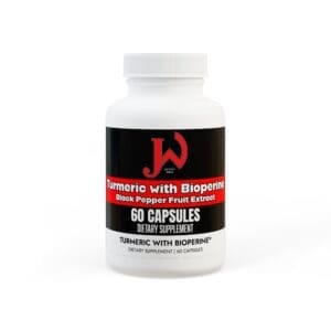Turmeric with BioPerine® (Black Pepper Fruit Extract) Supplement (60 Capsules)