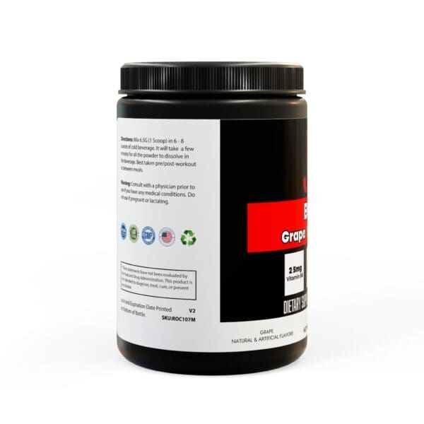 BCAA Supplement, Grape (325g, 11.46oz, 50 servings) - Image 2