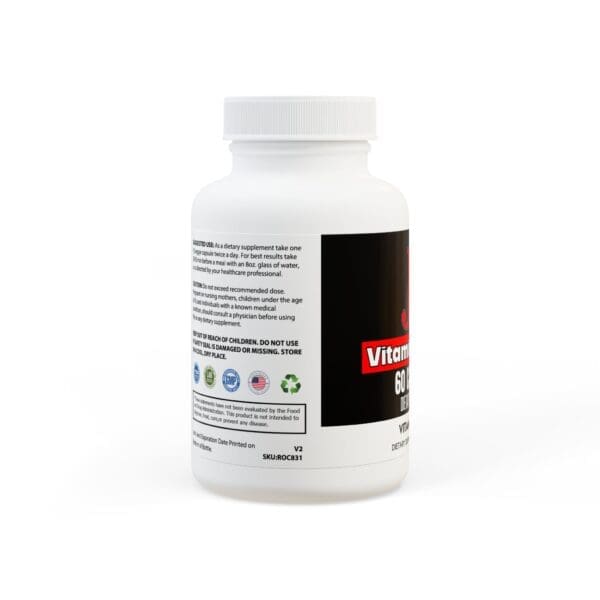 Vitamin K2 + D3 Supplement (60 Capsules) - Image 2